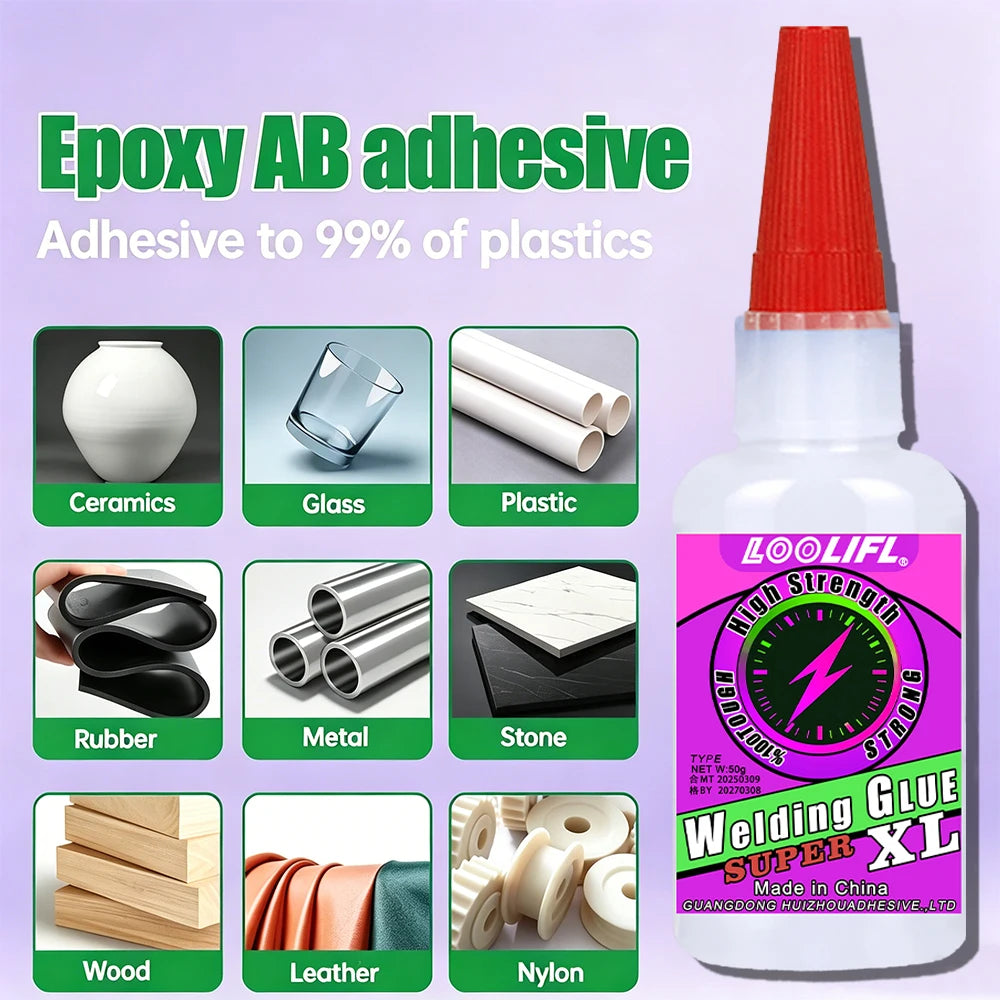 5Og Super Welding Glue High Strength Universal Super Adhesive Fast Curing Waterproof Multi Material Repair Glue Industrial Glue