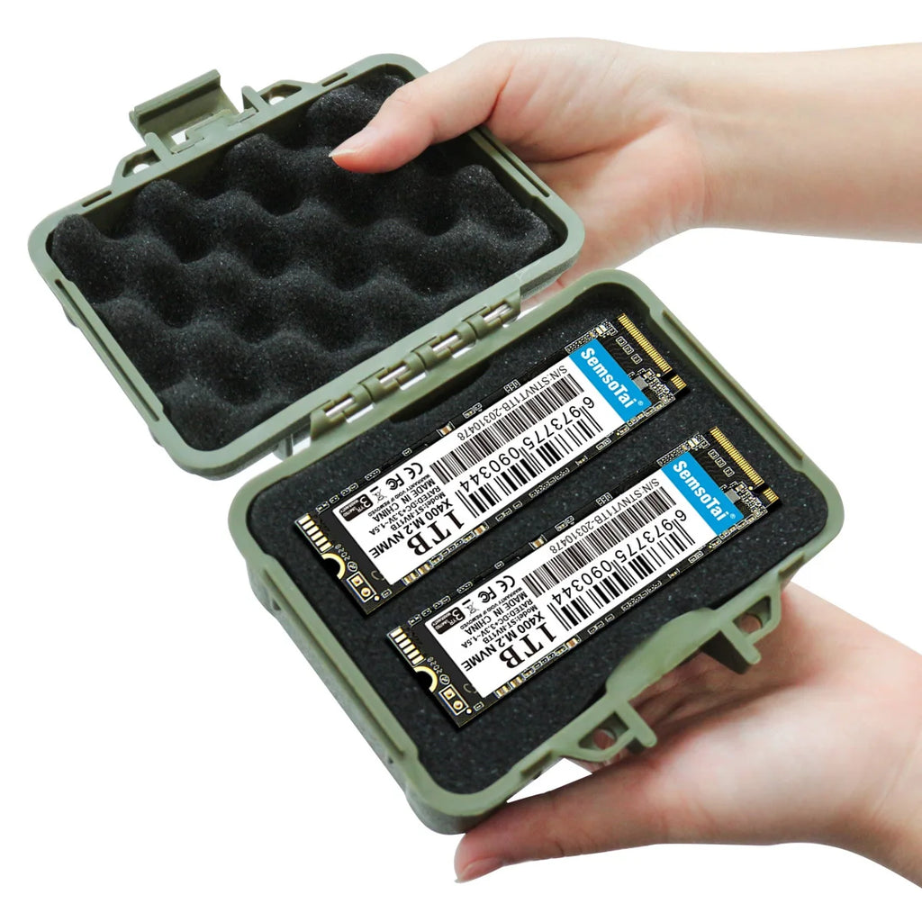 Plastic Box With Anti-shock Foam - Used For Outdoor Storage Of Some Fragile Items, Small Electronic Products Portable Hard Case