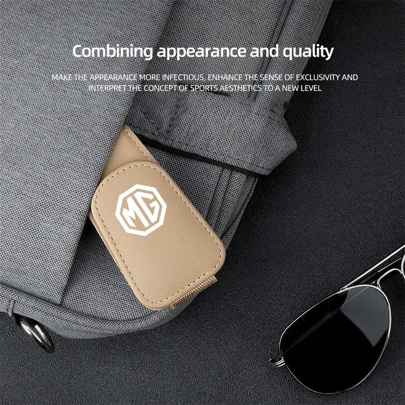 Car Interior Glasses Storage Clip Visor ID Card Holder Bracket For MG MG4 EV Cyberster ZS ES5 HS ONE MG5 MG6 MG7