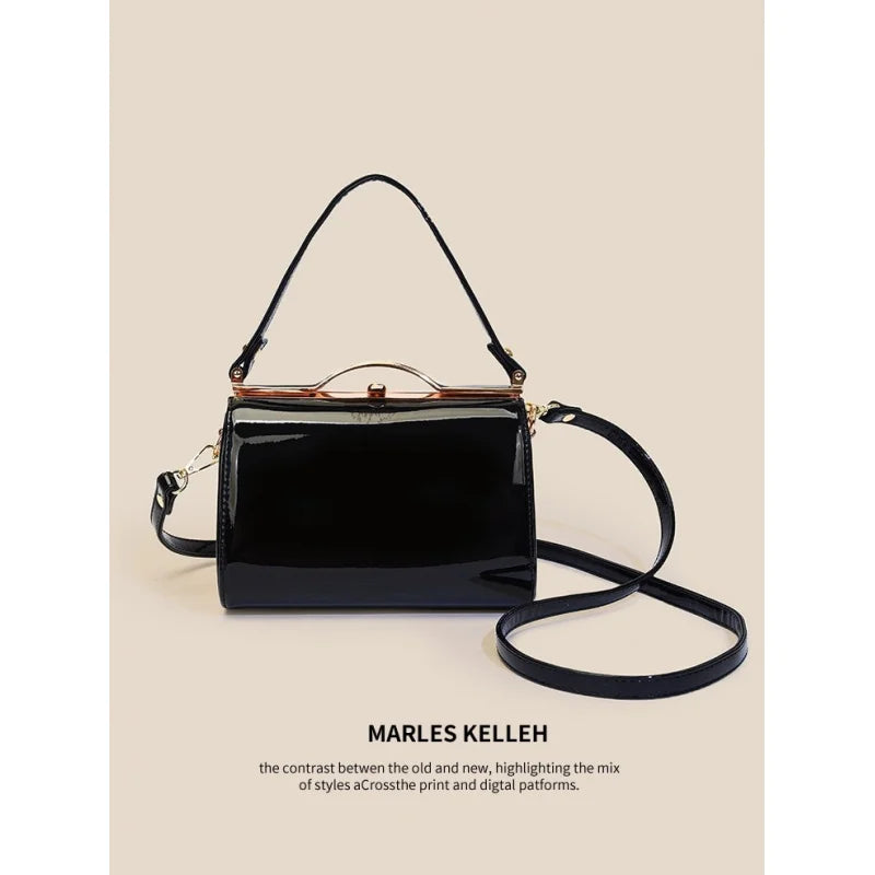 New textured leather evening and stylish crossbody shoulder bag for women