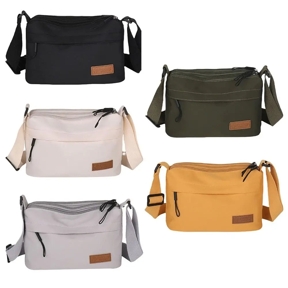 Fashion Multi Pocket Single Shoulder Bag Reusable Simple Versatile Messenger Bags Large Capacity Tote Bags for Women