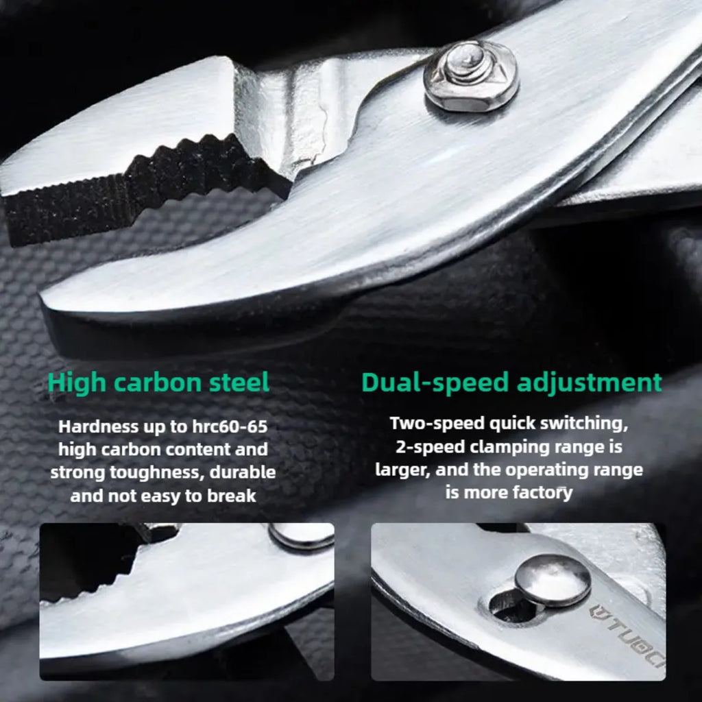 6/8 Inch Multifunctional Movable Carp Pliers, Pipe Pliers, Water Pump Small Water Pipe Pliers, Fish Mouth Pliers