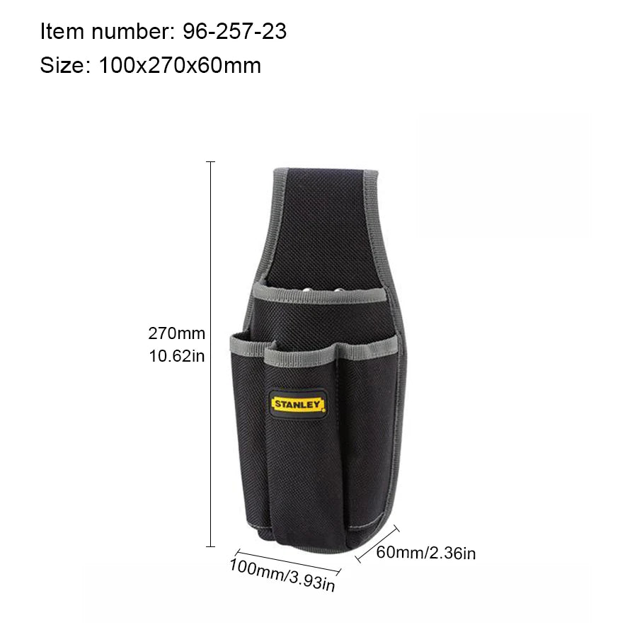 STANLEY Mini Tool Pouch for Screwdrivers High Quality Nylon  Pocket Organizer Optional Belt 96-257-23