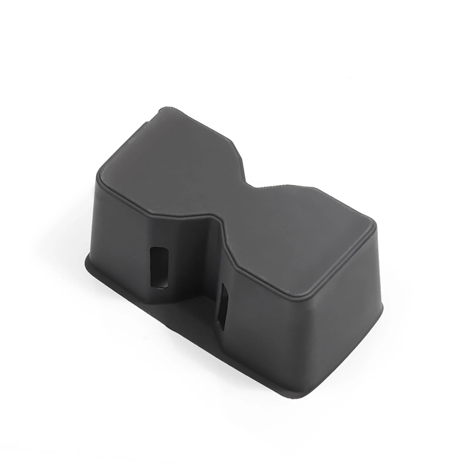 Smabee for Hyundai Santa Fe 2024 2025 2026 Water Cup Holder Storage Box Silicone Shock-Absorbing Cup Tray Car Accessories