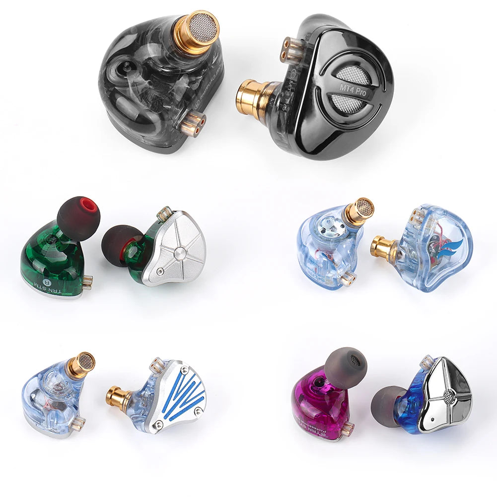 TRN-MT4 Pro Earphone Lucky Bag 2DD Earphone Wired Included V90pro+FZFT1+ FZmax+FZZS1+ STM+ST1 Earphone Lucky Bag ABC