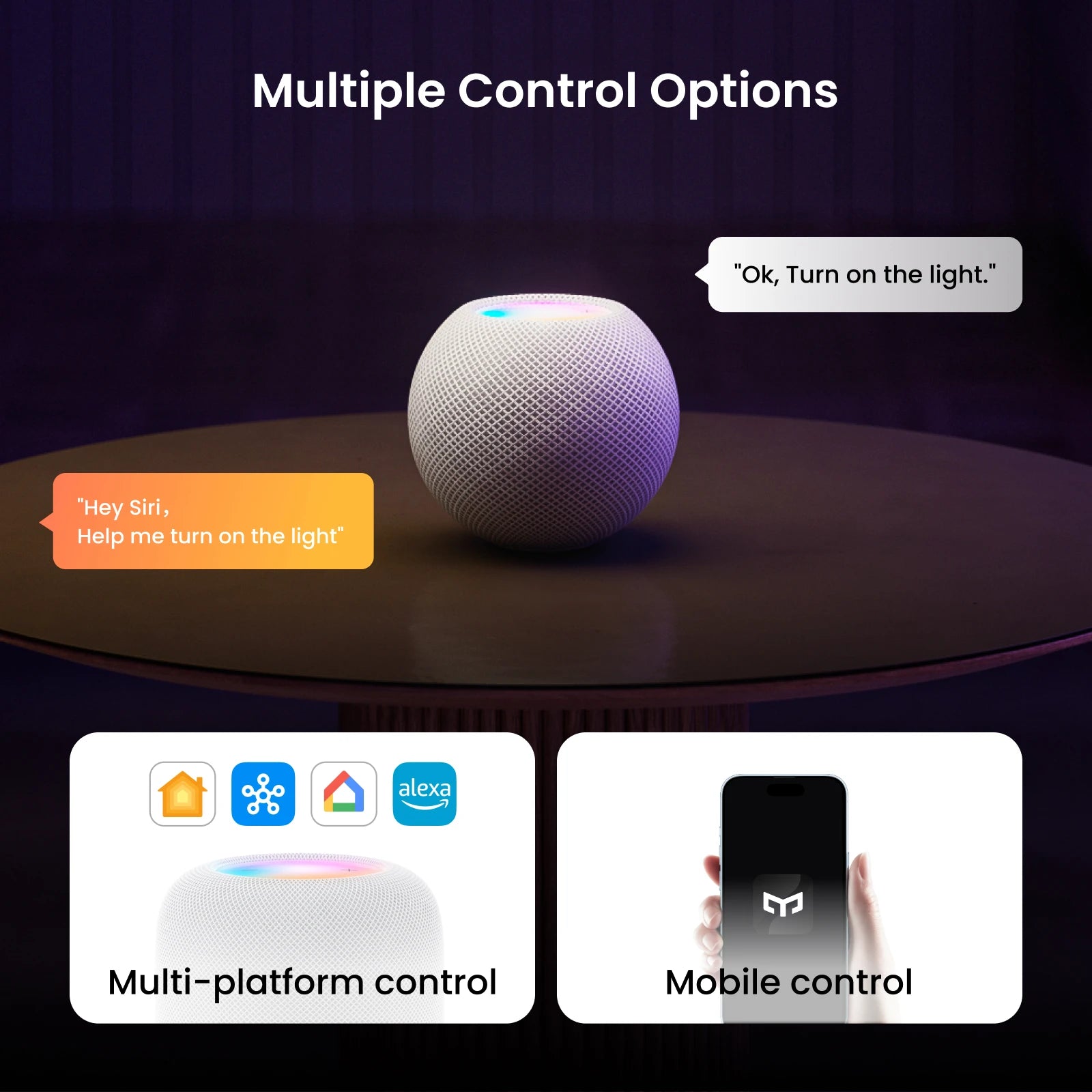 YEELIGHT D1 Smart RGB LED Bulb E27 Bluetooth Dimmable 1300Lumens Voice Control Works with Alexa Apple HomeKit