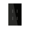 LiwoKit Wifi Smart Switch No Neutral Wire Install Touch Light Switch Suitable for SEMICOM Smart App Alexa Google Voice Control