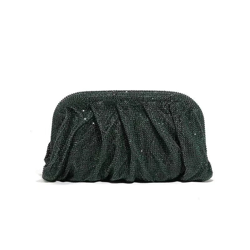 Wedding Party Clutch Purse Glitter Shiny Rhinestone Diamond Evening Bag Luxury Designer Women's Handbag Shoulder Crossbody Bag