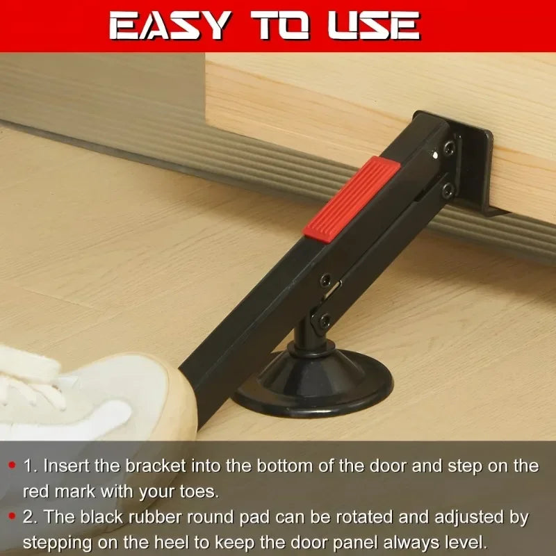The Sturdy Metal Door Lift 360° Rotating Lever Activates The Door Surface Lift Installation Auxiliary Installation