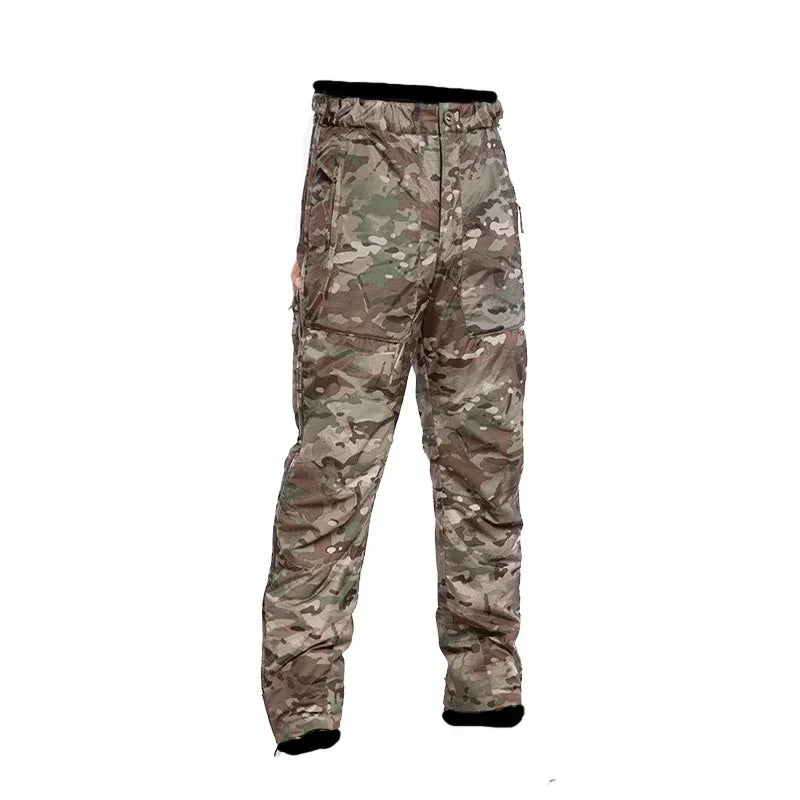 4.0 Tactical Pants,Cargo Pants Men, Winter Thermal Waterproof Windproof Ski Fishing Hunting Men Clothing