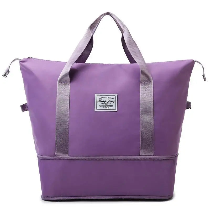 C 1Pcs Luggage Organizer Bag Handbag Large Capacity Expanding Travel Bags Waterproof Portable Travel Clothes Storage Bag