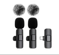 Mini Portable Wireless Lavalier Microphone for Live Broadcast Gaming Audio Video Recording iPhone Android