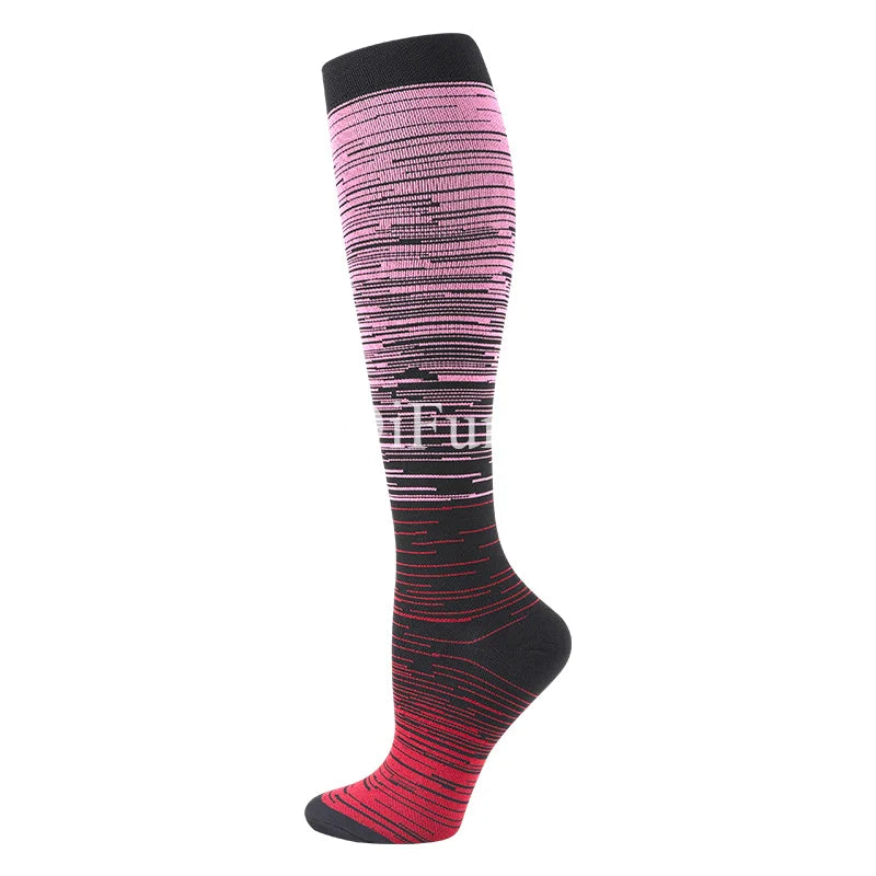 1 Pair Compression Socks Women And Men Stockings Best Medical Nursing Hiking Travel Flight Socks Running Fitness Socks