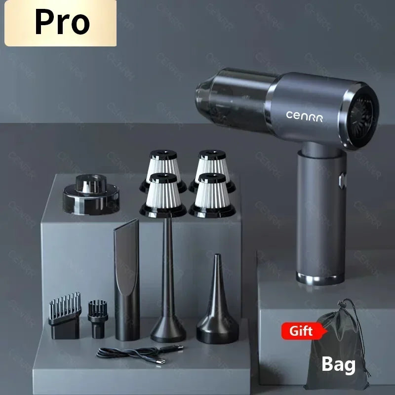 CENRR 210000PA Car Vacuum Cleaner Mini Wireless Handheld Portable Vacuum Cleaner Strong Suction Vacuum Cleaner Cleaning Machine