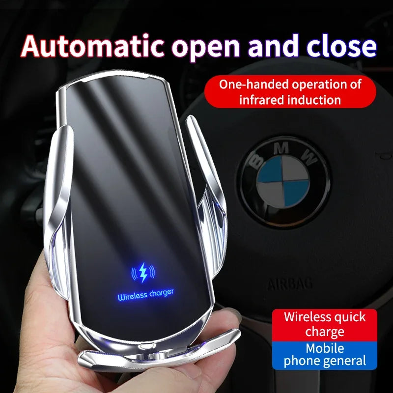 Car Phone Holder For Honda Accord 10th Gen 2018 2019 2020-2022 Mobile Phone Support Car Mounts Wireless Charging Accessories