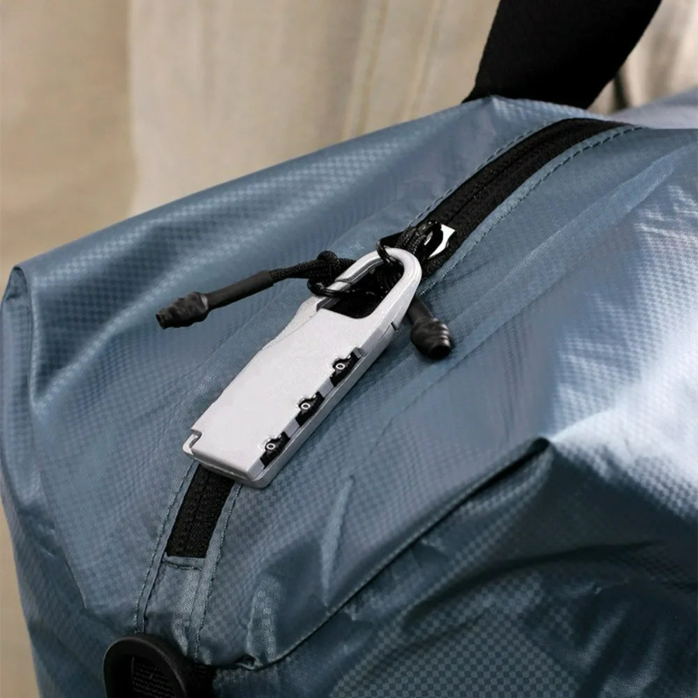 1pcs Zinc Alloy Safety Traveler Bag Password Lock Portable Mini Anti-theft Padlock Photography Bag Small Lock Travel Accessories