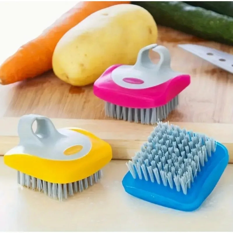 3pcs Vegetable Brush, Potato Peeler Brush, Fruit Cleaning Tool