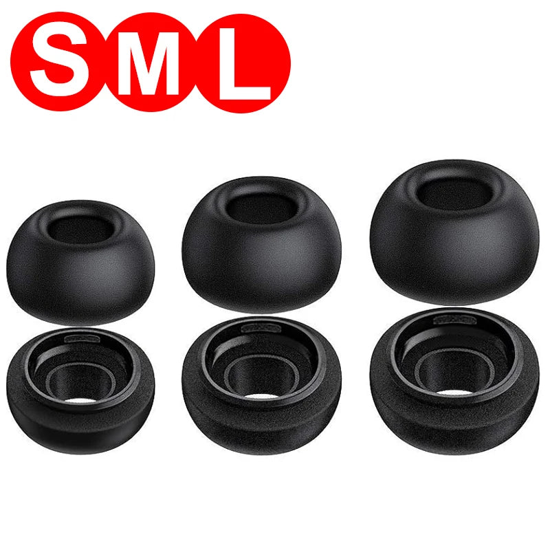 Memory Foam Eartips for Samsung Galaxy Buds 4 3 Pro Eartip Earplugs Anti-Slip Earbuds Ear Tips For Buds4 Buds3 Pro Earphone Case