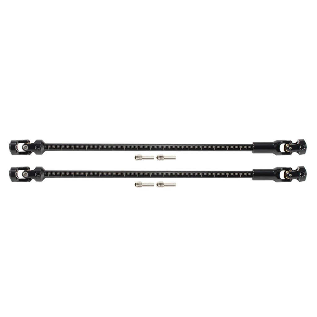 Stainless Steel Cut to Length Driveshaft 68-229mm for 1/10 RC Crawler LCG Rig Sportys Scalers GSPEED Capra SCX10 Pro Element DIY
