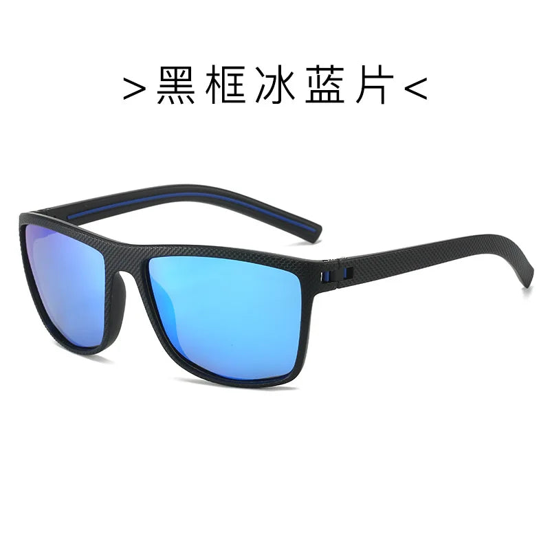 Eyewear Men Polarized Sunglasses Driving Outdoor UV Protective Square Large Frame Sun Glasses Sports Run Cycling Fishing T218