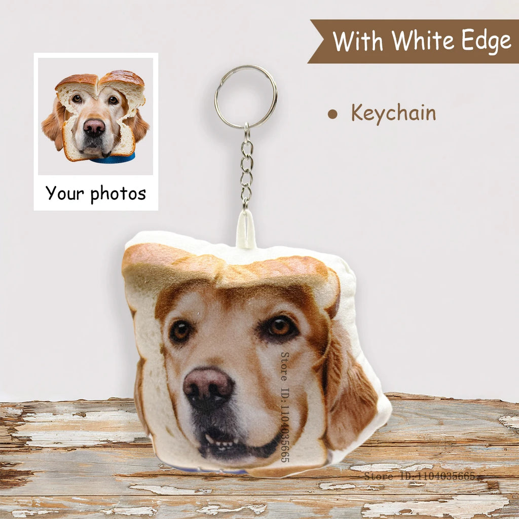 IHX Custom 3D Pet Cat Weird Pillow,Funny Custom Dog Animal Shape Ugly Pillows,Personalized 3D Human Head Photo Portrait Pillow