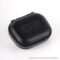NICEHCK High Grade PU Leather Zipper Earphone Storage Box, Lightweight Protective Case for Cables IEM Accessories NX8Ti TitanX