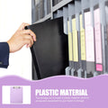 Sturdy Plastic File Organizer Box for A4 Files Cards Certificates Photos Nails Stickers Jewelry Craft Supplies Portable Storage