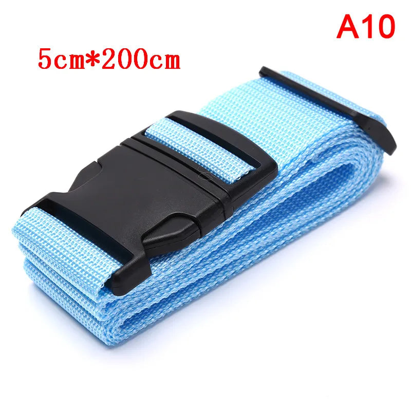Travel Luggage Strap Adjustable Password Lock Packing Belt Baggage Secure Lock Anti-theft Luggage Strap Bundling Belt