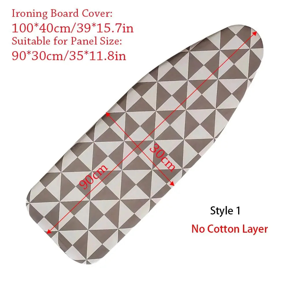 1PC Durable Ironing Board Cloth Universal Thickened Ironing Board Cover Pad Resistant Scorch Heavy Heat Resistant Printed Padded