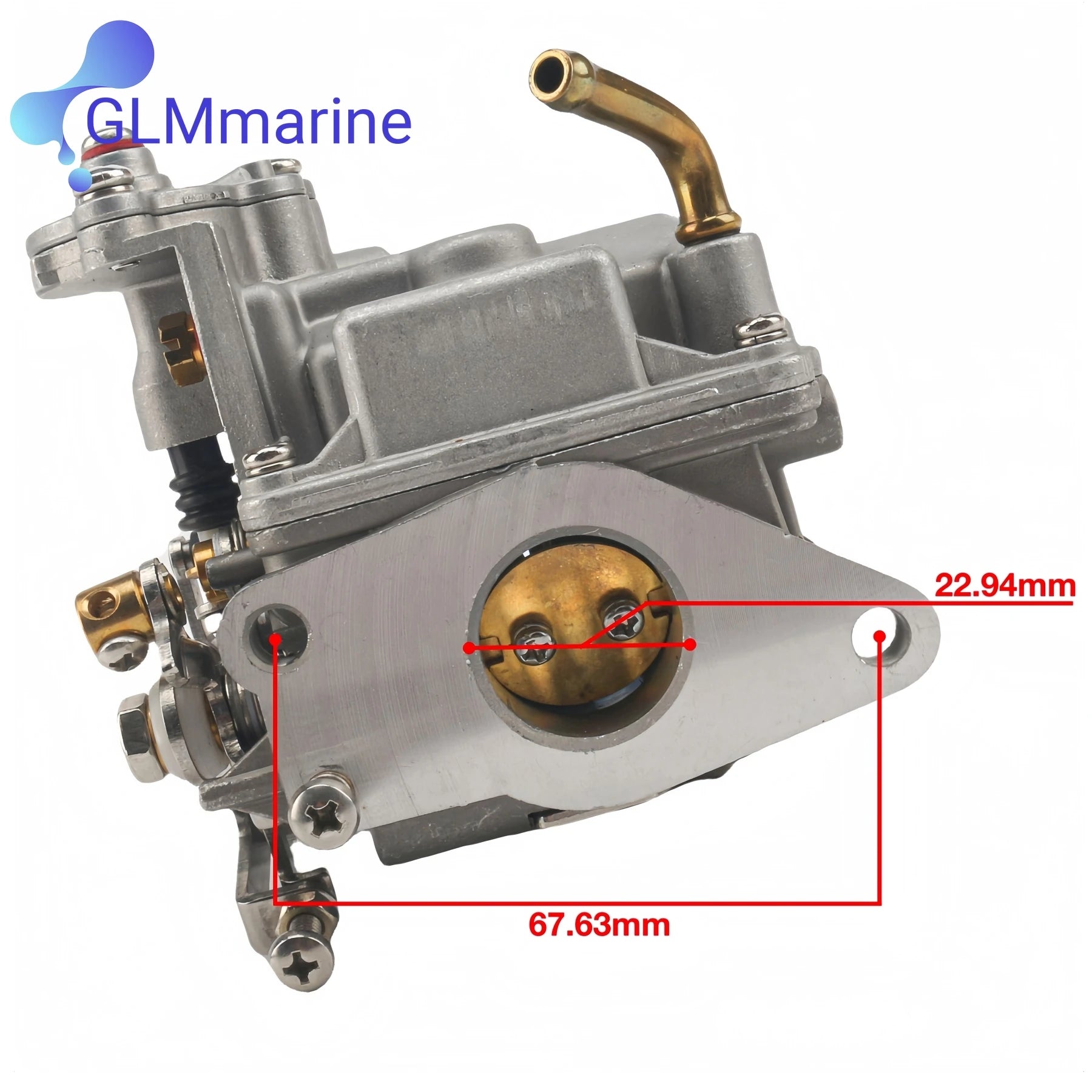 For Tohatsu 4 Stroke 3DP-03100-2 Carburetor Assy with Gasket 3V1-02011-0 MFS NSF 8 9.8 HP Outboard Engines 3V1-03100 3V1-02011