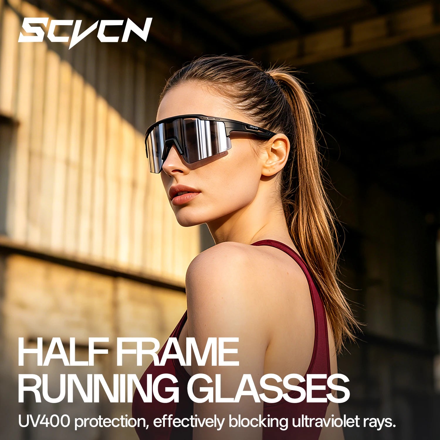 SCVCN Photochromic Cycling Glasses Women Sunglasses for Men Hiking Eyewear Sports MTB Mountain Goggles Bicycle Road Bike 2026
