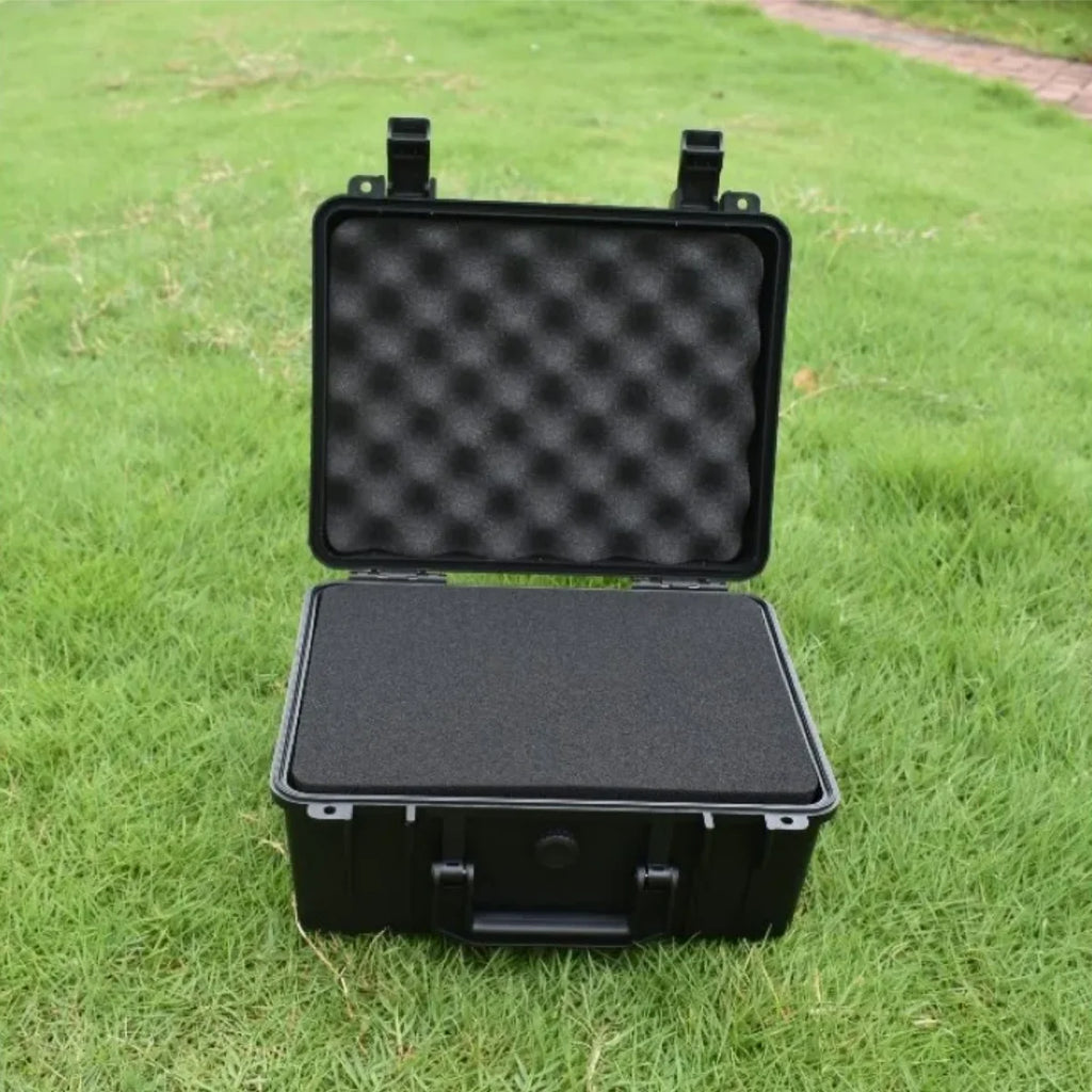Hard Shell Waterproof Organizer Box, Portable Impact Resistant Toolbox for Hardware Accessories and Instruments