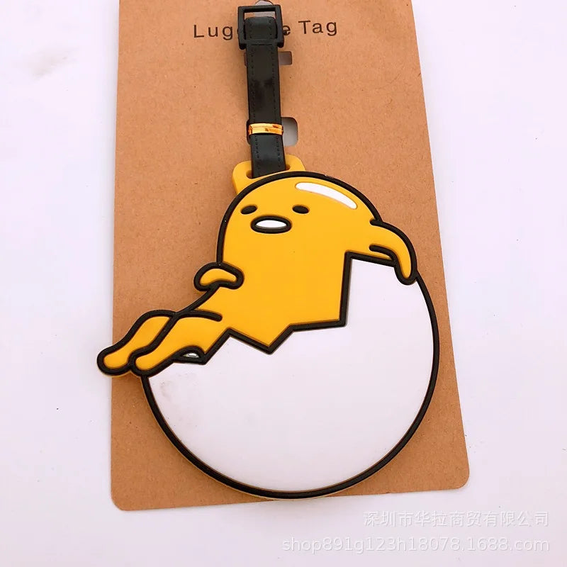Cute Cartoon Shark Shape Luggage Tag,School Bag Baggage Bag Tag,Airport Station Anti-lost Tag,Travel Accessories