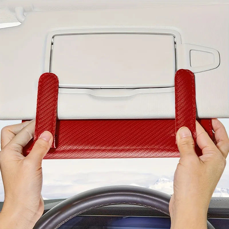 1PC Car Tissue Holder,Sun Visor Napkin Box,Comes with tissue paper.Suitable for All Vehicle Models,car accessories,tissue holder