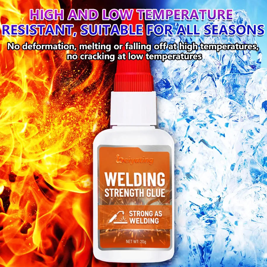 1-3Pcs Welding Strength Super Glue 20g Strong All Purpose CA Adhesive Fast Bonding for Metal Plastic Wood Rubber Repair