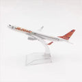 16CM Boe-ing 737 Aircraft B737 Jeju Air Scale Model Alloy Metal Diecast Airplane Miniatures Gift Collection Display