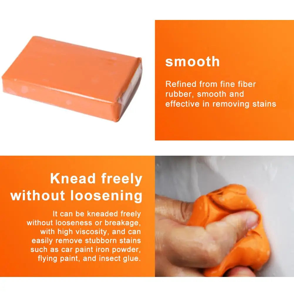 Car Clay Cleaning Bar Detailing Waxing Polish Treatment Removes Iron Powder Overspray Insect Stains Car Wash Accessories