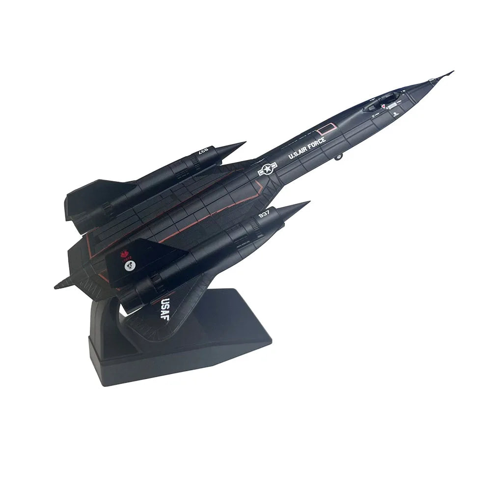 1:144 Scale US Lockheed SR71 SR-71 Blackbird 17972 Plane Metal Model Airplane Aircraft Ornament Gift