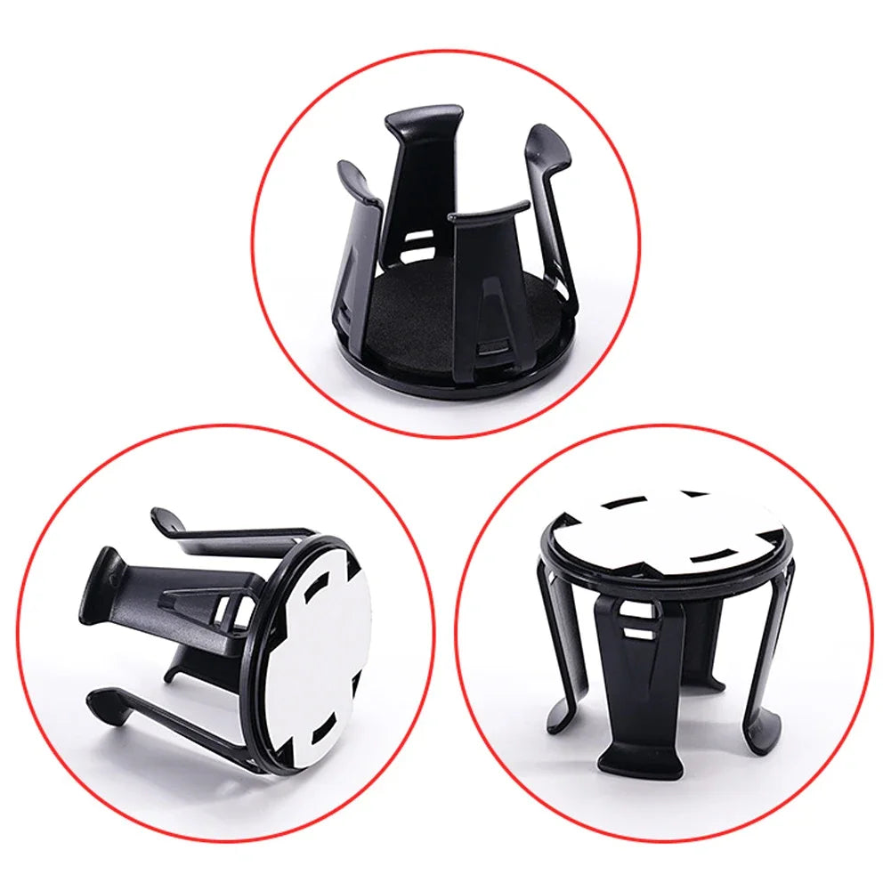 Multifunction Car Beverage Cup Bottle Holder Adhesive Cup Storage Rack Holder Car Drink Rack Auto Interior Accessories Black