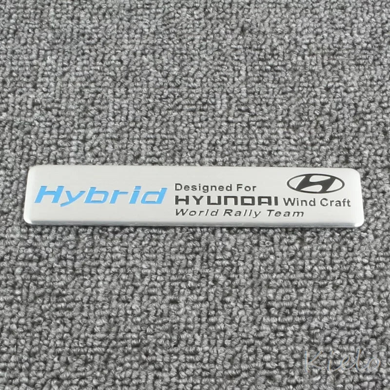 3D Aluminum Car Styling Stickers Body Trunk Decoration For Hyundai HB20 KONA i20 i10 IONIQ Elantra Palisade Sonata Grandeur