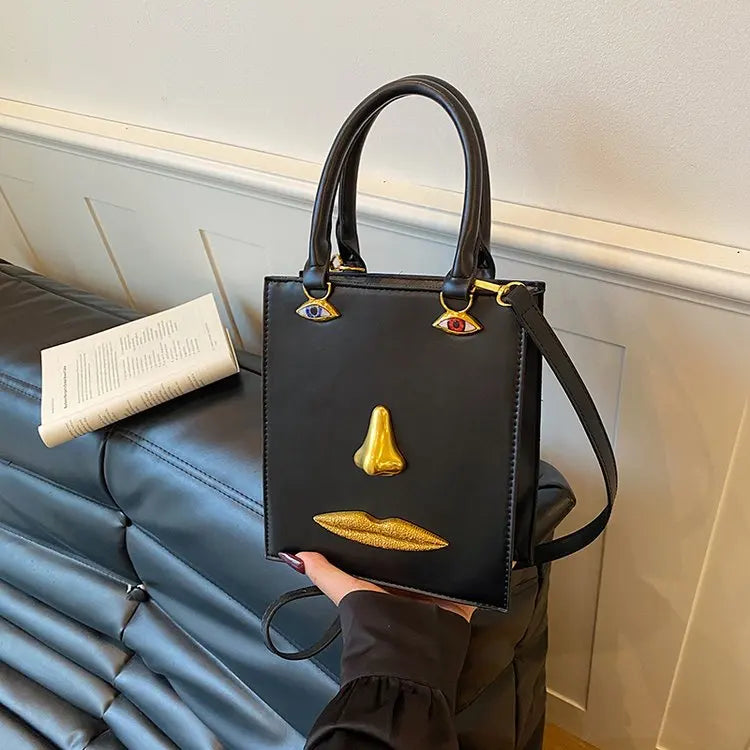 Unique Texture Diaper Bag Women's Luxury Leather Tote Vintage Crossbody Bag Minimalist Designer Large Capacity Elegant