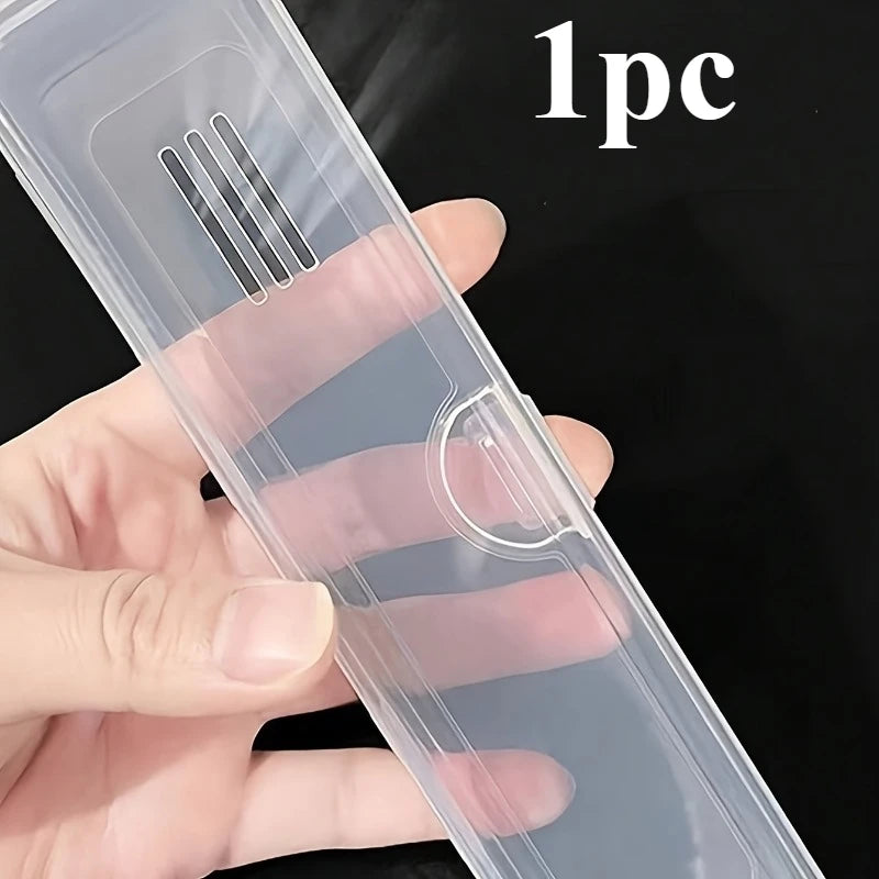 Fragrance-Free Travel Toothbrush Case, Portable  Electric Toothbrush And Toothpaste Container, Breathable Toothbrush Box 21x3cm
