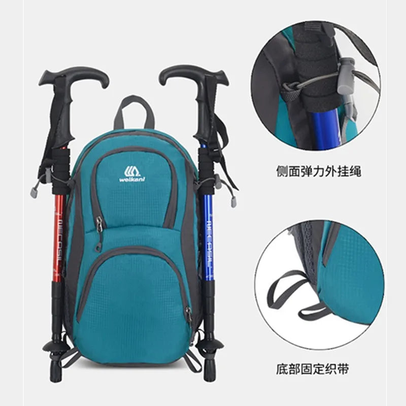 Light Weight Backpack Bags Men Women Ultralight Outdoor Sports Hiking Travel Camping Climbing Pocket Hiking Rucksack Small Bag