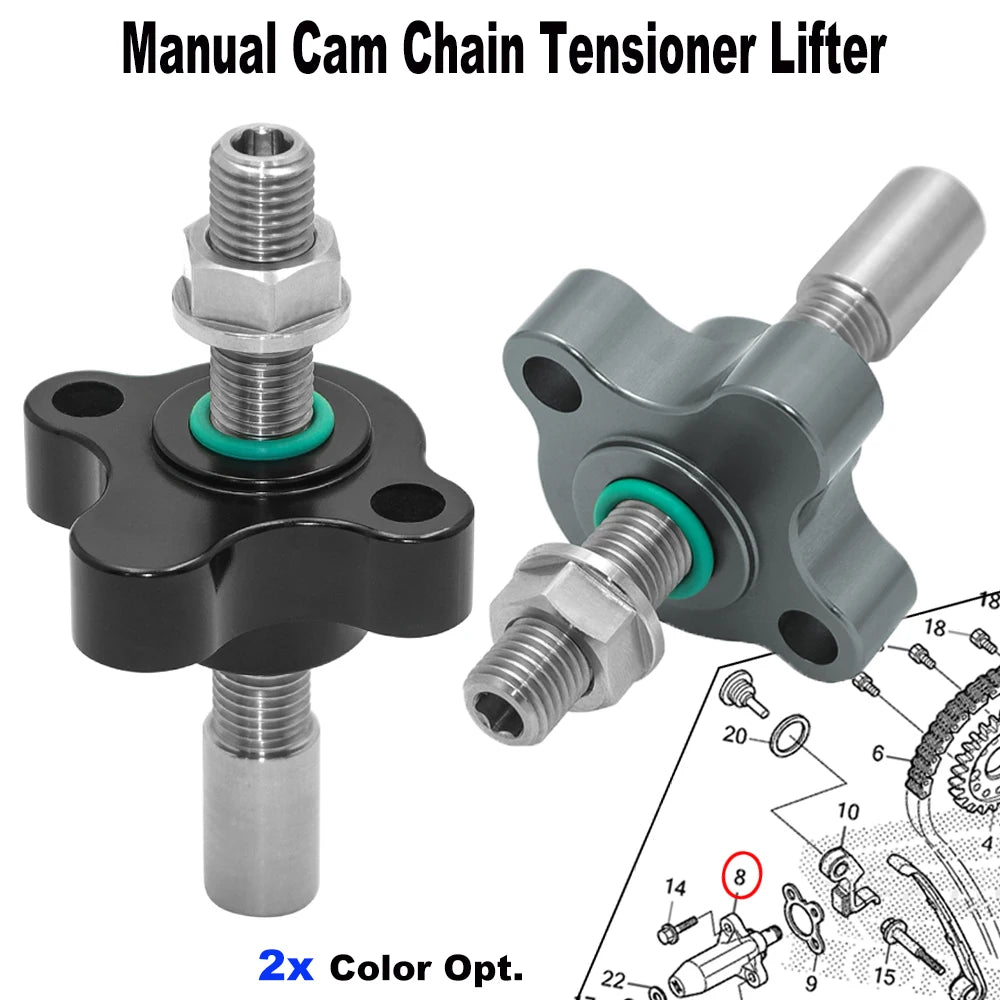 Manual Cam Timing Chain Tensioner Lifter For HONDA CB650F CB650R CBR650F CBR650R /ABS -Replaces OE 14520-MJE-DB1 / 14520-MJE-D01