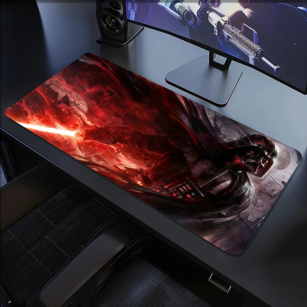 Mouse Pad Non-slip Lockedge Office Student STAR Gaming Thickened Movie Large W-WARS Fiction Science Writing Cushion MousePad