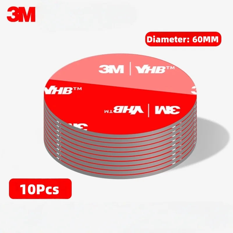 Original 3M VHB Double Sided Foam Tape Heavy Duty Adhesive Dash Cam Mount Mounting Tape Black for Automotive Car Home Use