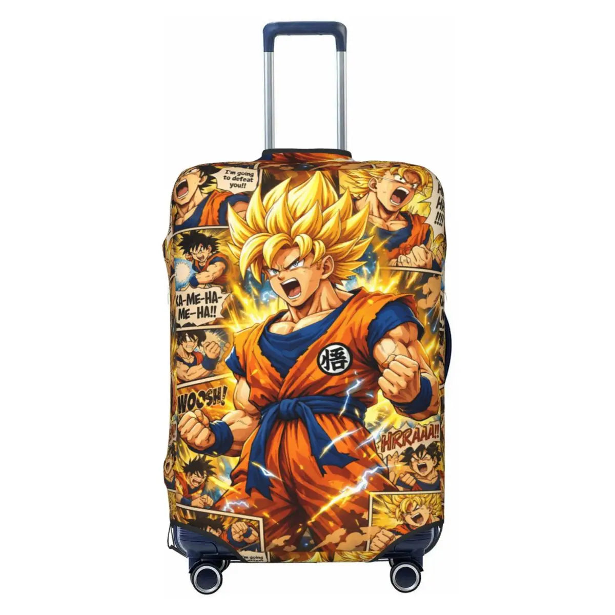 Kid Goku With Dragon Balls Dragon Ball Suitcase Cover Travel Flight Practical Luggage Accesories Protector