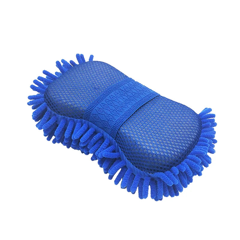 Microfiber Car Wash Gloves Car Sponge Extra Soft Car Wash Cloth Gloves Scratch Free Microfiber Double Sided Car Cleaning Tool