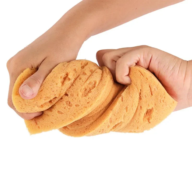 Large Honeycomb Porous Car Washing Sponge 1/3PCS, Soft Detailing Cleaning Brush Auto Motorcycle Accessories