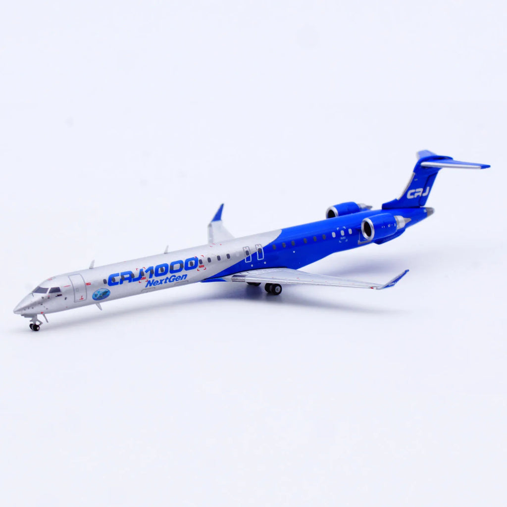 LH4407 Alloy Collectible Plane Gift JC Wings 1:400 Bombardier CRJ-1000 [House Color] Diecast Aircraft Jet Model C-FNXG